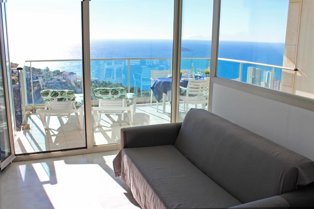 High Rise Apartment On The 39Th Floor With Private Terrace And Sea Views Benidorm Luaran gambar