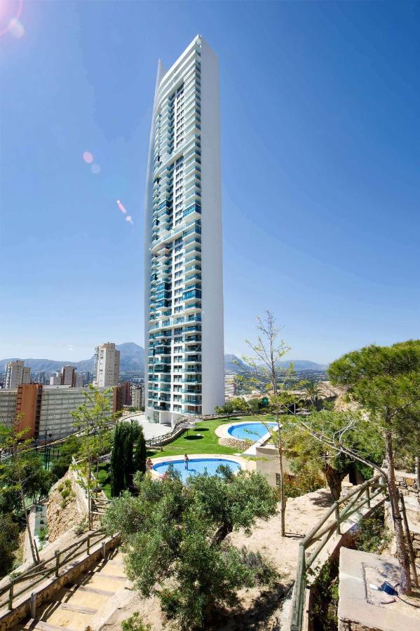 High Rise Apartment On The 39Th Floor With Private Terrace And Sea Views Benidorm Luaran gambar