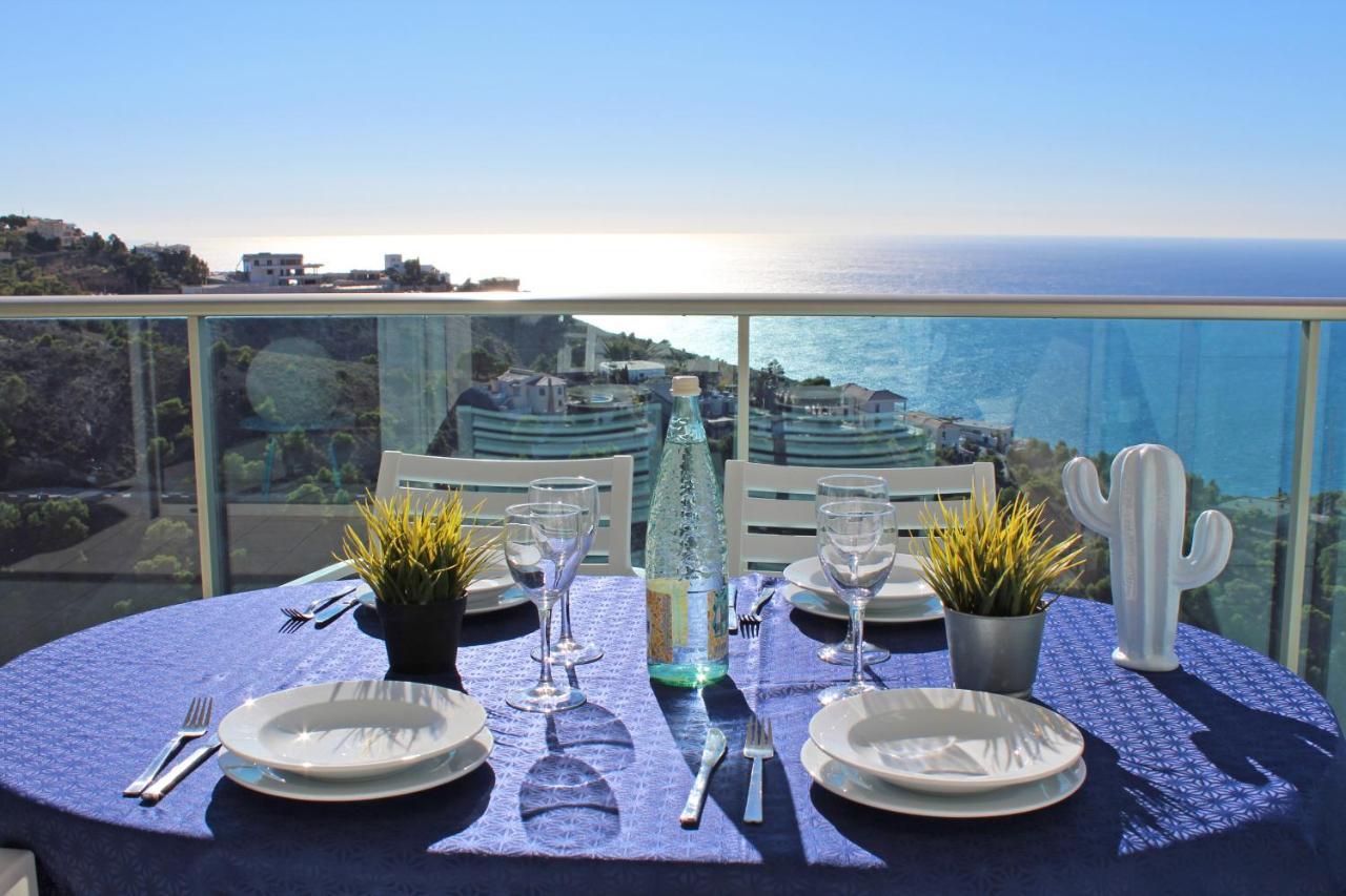 High Rise Apartment On The 39Th Floor With Private Terrace And Sea Views Benidorm Luaran gambar