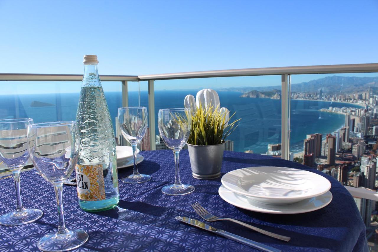 High Rise Apartment On The 39Th Floor With Private Terrace And Sea Views Benidorm Luaran gambar